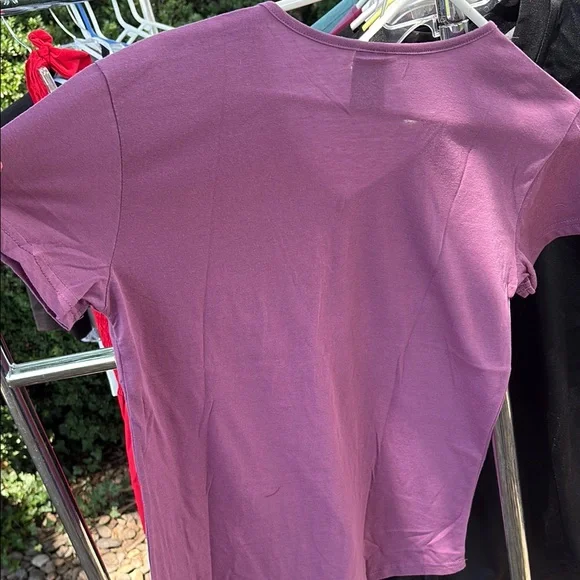 Purple V-Neck 'Professional Bookworm' Women's Top - Picture 4 of 4